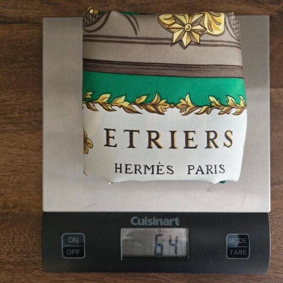 Hermès Vintage Silk Scarf Étriers Stirrups Equestrian Hand Rolled - Picture 15 of 16